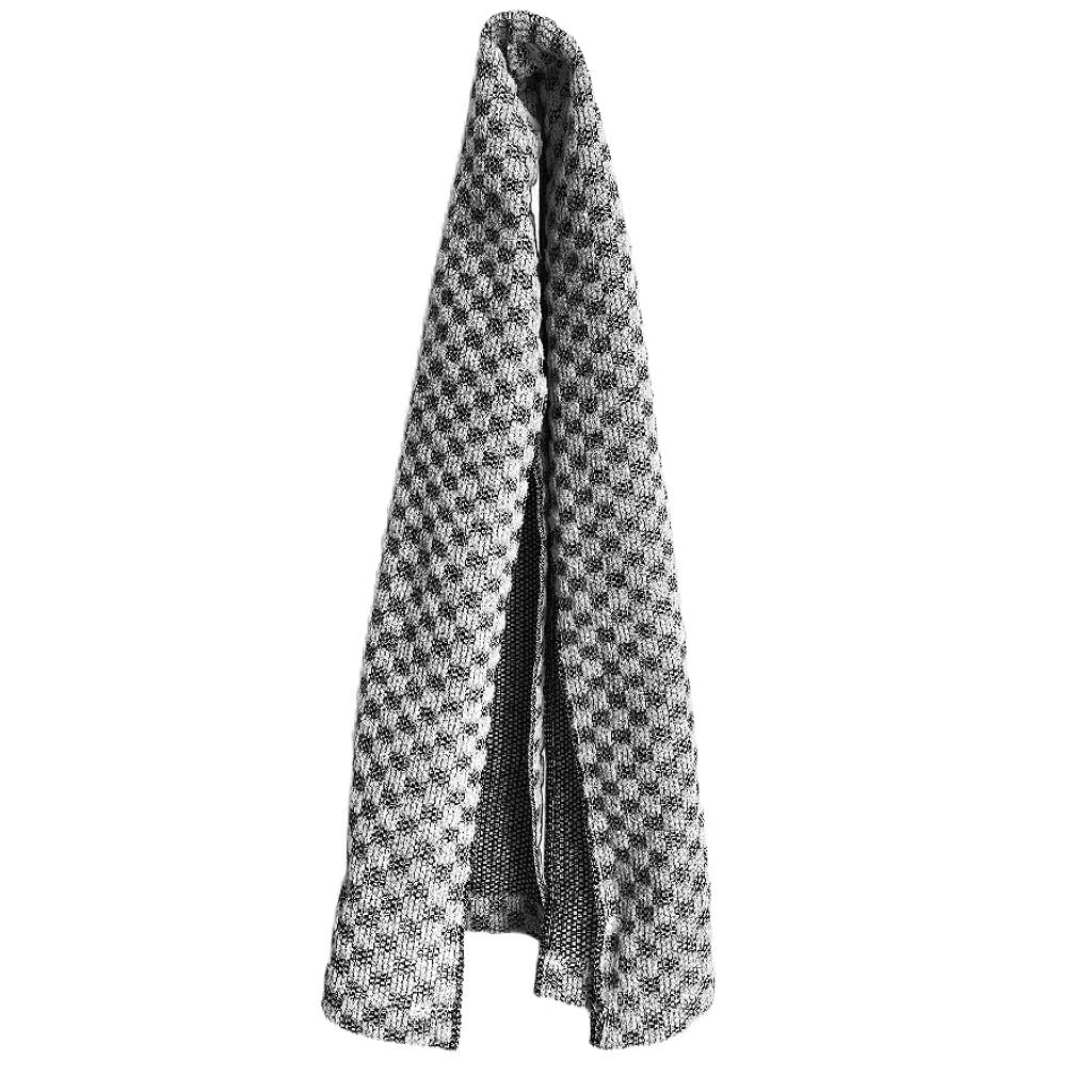 Exfoliating Washcloth, Japanese Exfoliating Towel, Exfoliating Shower Towel, Deep Cleanse for Body Face African Net Sponge Exfoliating Bath Scrubber with 2 Sides for Scrubbing & Washing