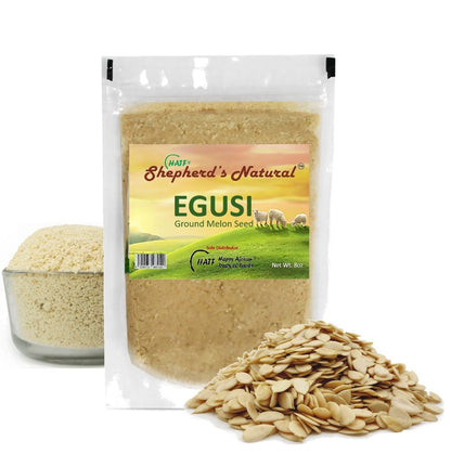 Egusi By Shepherd’s Natural, Ground Melon Seeds,100% All Natural 227 grams / 8oz