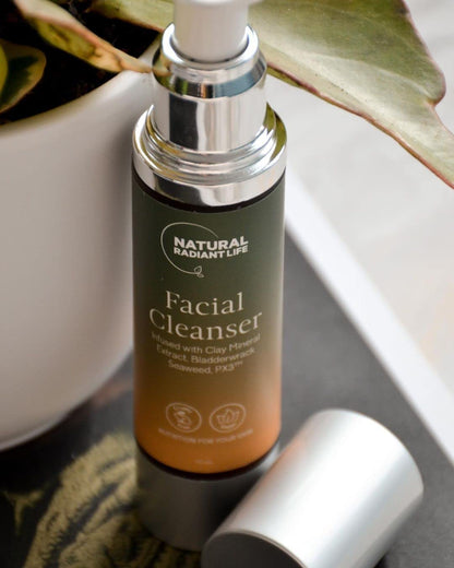 Natural Radiant Life Facial Cleanser - Organic, Vegan Face Wash, Hydrating, Moisturizing, Gentle, Nutrient - Rich, Deep-Pore Cleanser - 1.7 Oz (Packaging May Vary)