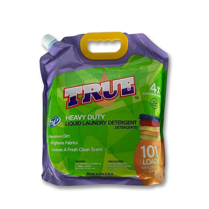 True Laundry Detergent - 101 Fluid Ounces (101 Loads) - Liquid Laundry Detergent- 4x Concentrated - Made in USA & Halal
