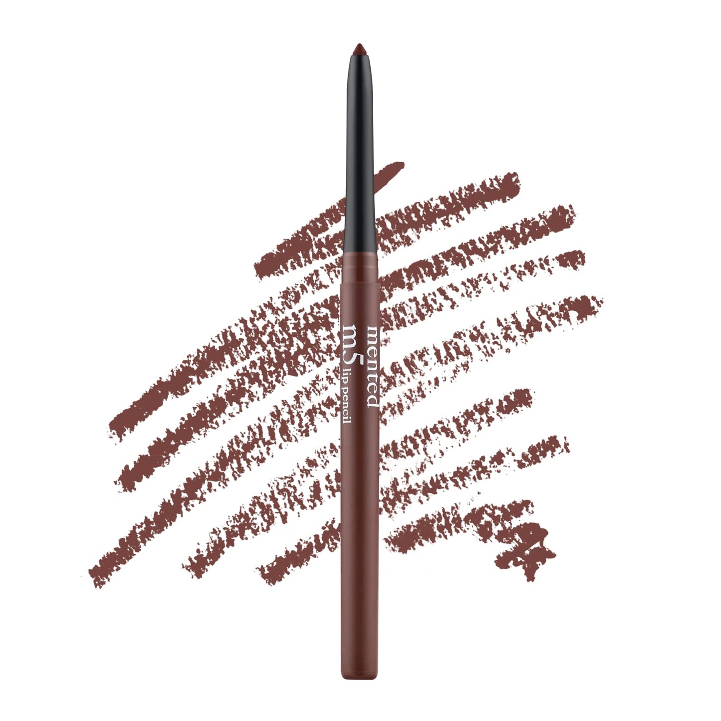 Mented Cosmetics No. 5 Brown Lip Liner Pencil, Waterproof Lip Liner Brown Lip Pencil, Natural Lip Liner Dark Lip Liner Vegan Cruelty-Free Makeup, Matte Lip Liners for Women