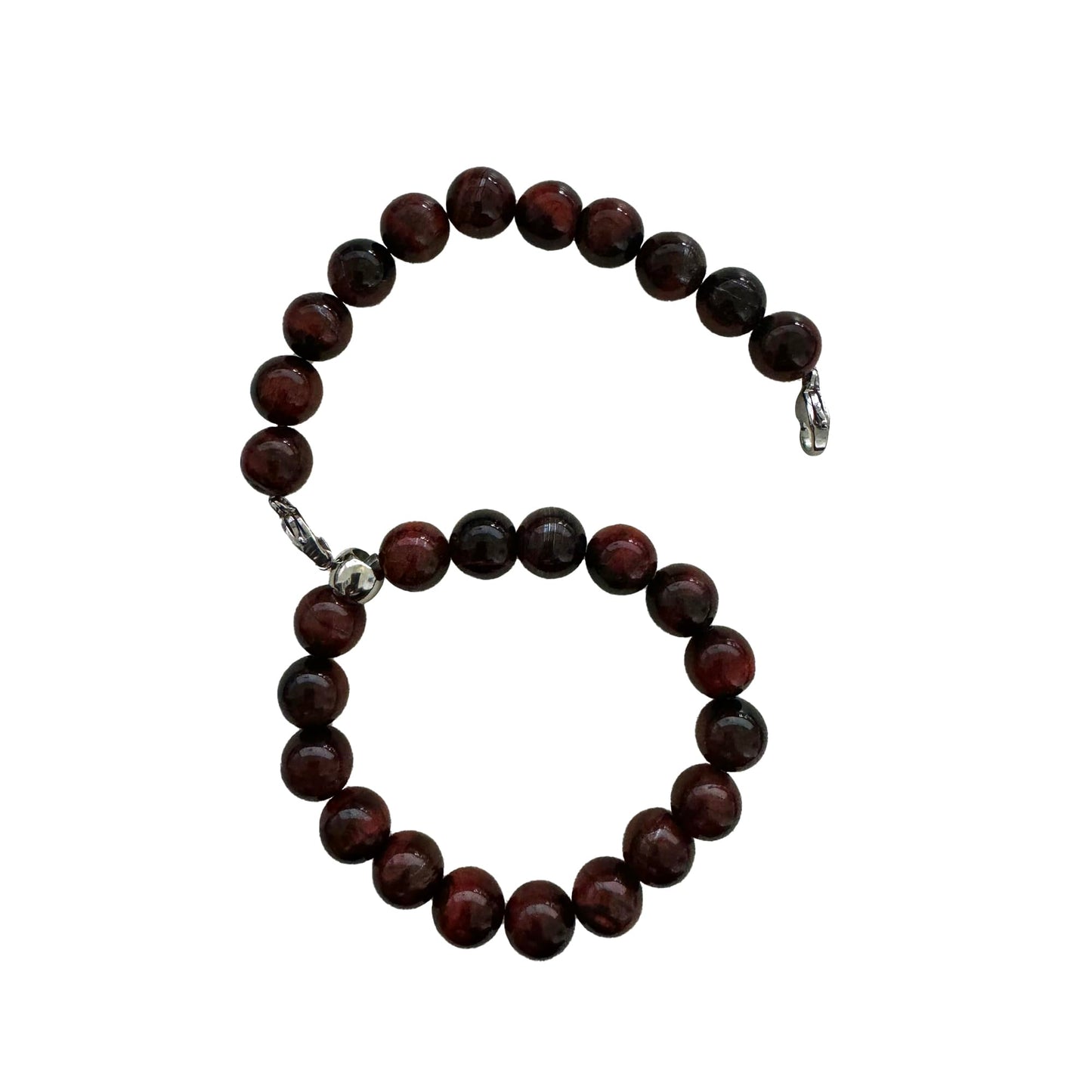 Locsanity Interlocking, Sisterlock, Dreadlock, Crochet Tool Bracelet Holder, Pink Beads (Brown)