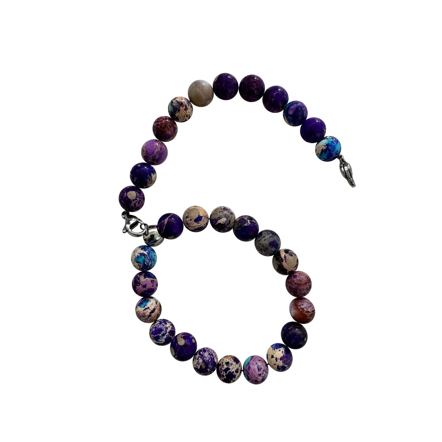 Locsanity Interlocking, Sisterlock, Dreadlock, Crochet Tool Bracelet Holder, Pink Beads (Purple)