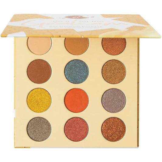Beauty Bakerie Cosmetics Highly Pigmented Eye Shadow Makeup Palette, Sparkly/Glitter/Shimmer/Metallic/Matte Eyeshadow Look, Vegan, Cruelty-Free, Paraben-Free, 12 Shades, Do it for the Graham
