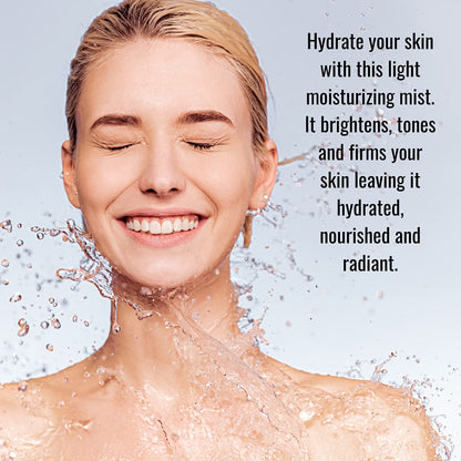 Natural Radiant Life Hydrating Facial Mist with Bamboo Water & Orange Essential Oil - Tones, Firms, Soothes, and Refreshes - 1.7 Fl Oz