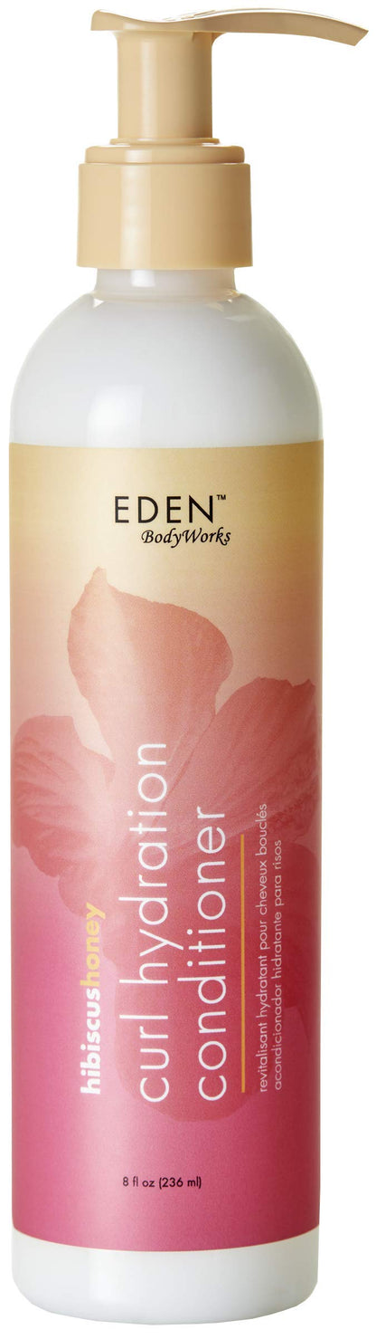 EDEN BodyWorks Hibiscus Honey Curl Hydration Conditioner | 8 oz | Moisturize, Detangle & Protect Hair