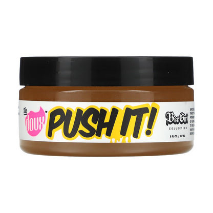 The Doux Push It! Braid & Edge Gel 8.0 Fl Oz (Pack of 1), Gold