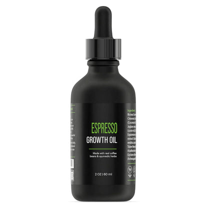Edge Entity Espresso Hair Growth Oil 2oz – Blend of Castor Oil and Avocado Oil Infused with Coffee Beans, Amla and Ashwagandha for Thicker, Nourished Hair - Ideal for Kinky, Coily and Damaged Hair