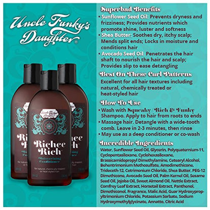 Uncle Funky's Daughter Richee Rich Moisturizing Conditioner, 8 oz