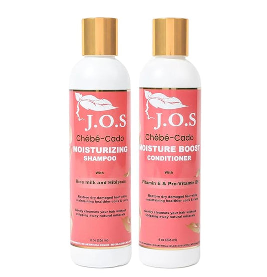 J'Organic Solutions Chébé-Cado Moisturizing Shampoo & Conditioner Set