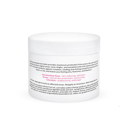 Kushae Protective Feminine Skin Balm, Refreshing & Soothing Vulva Moisturizer for Feminine Dryness, Menopausal Dryness, Fragrance-Free Vulva Care Products, 2.1 oz