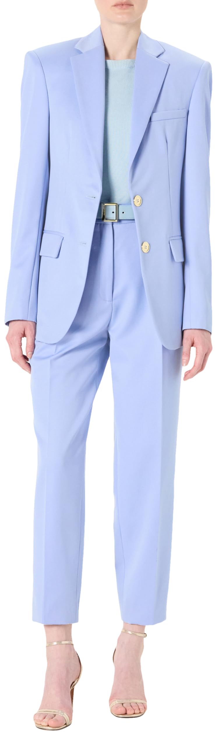 Sergio Hudson, Two Button SB Blazer, 10, Sky