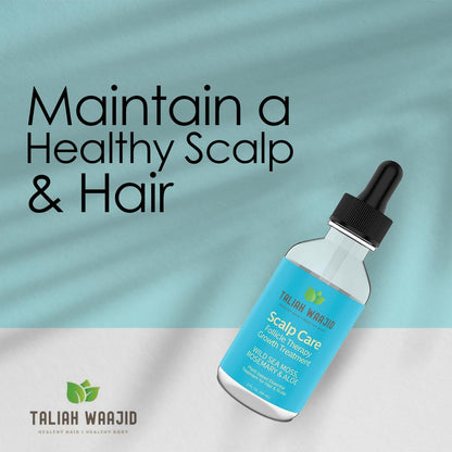 Taliah Waajid Scalp Care Follicle Therapy Treatment Masque | Plant-Based Hair & Scalp Treatment | Wild Sea Moss, Rosemary & Aloe to Restore Moisture and Strengthen Hair - 12oz (V104)