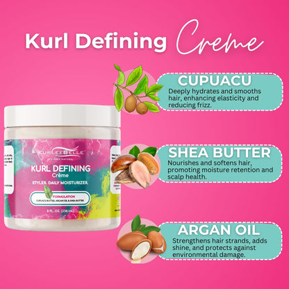 Kurlee Belle Kurl Defining Creme 8oz