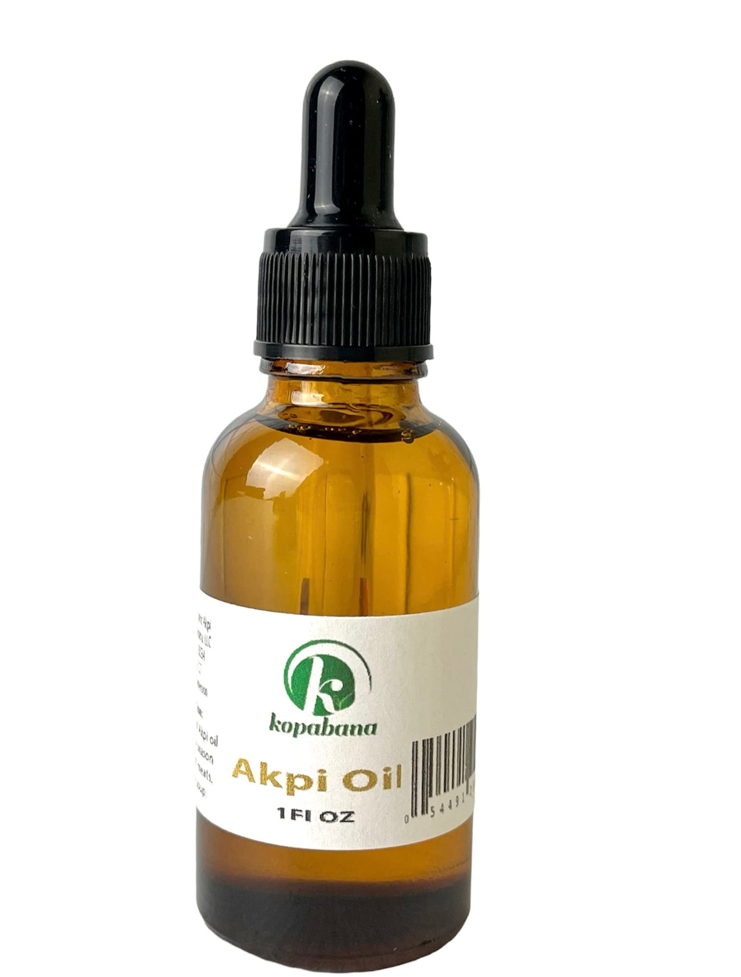 KOPABANA Akpi Oil | Ndjansan | Ricinodendron heudelotii |Cold Pressed | Organic| Extra Virgin | Massage Oil 1oz