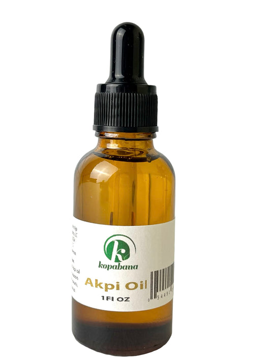 KOPABANA Akpi Oil | Ndjansan | Ricinodendron heudelotii |Cold Pressed | Organic| Extra Virgin | Massage Oil 1oz