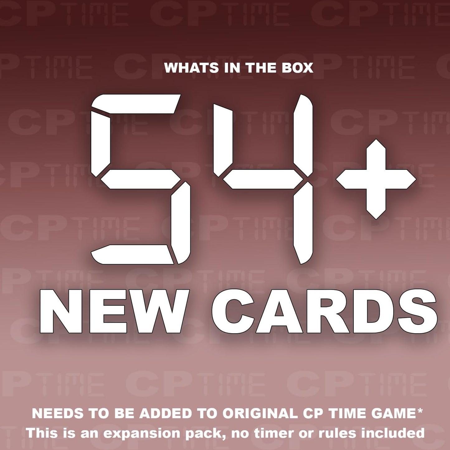 CP TIME Game: Expansion Pack Vol 1 - Card Game for The Culture. Trivia Style. Multiple Categories: Pop Culture, Music, General Knowledge, & More! (Volume 1)