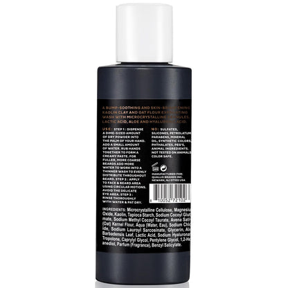 Scotch Porter Exfoliating Beard Wash & Face Cleanser for Men, Travel Friendly | Formulated with Non-Toxic Ingredients, Free of Parabens, Sulfates & Silicones | Vegan | 2.17 oz Bottle