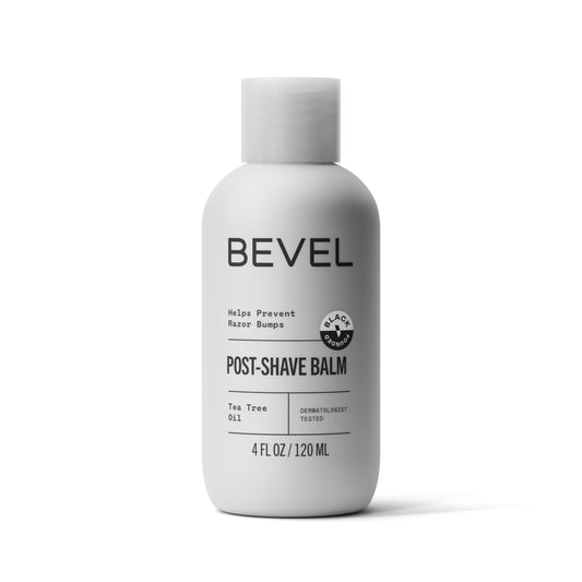 Bevel After Shave Balm for Men with Shea Butter and Jojoba Oil, Soothes and Cools Skin to Help Prevent Ingrown Hairs and Razor Bumps, 4 Fl Oz (Packaging May Vary)