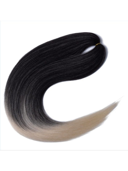 Dosso Beauty Single Pack Hypoallergenic Pre-Stretched Braiding Hair (28", 1B/613), Itch-Free, Fast Drying, Light-weight, Hot Water Set, Soft Texture, Straight