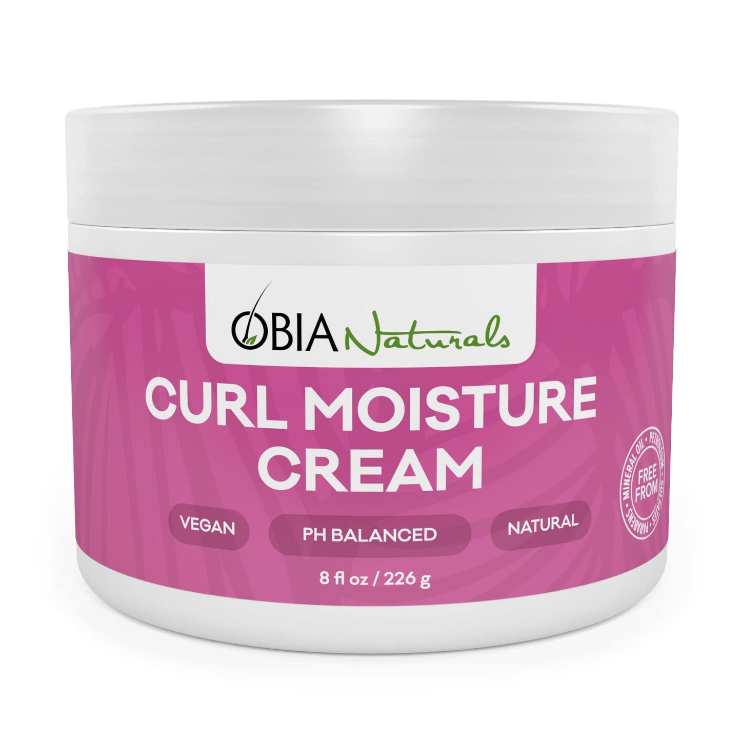 OBIA Naturals Curl Moisture Cream, Light-Weight Leave-In Conditioner, 8oz