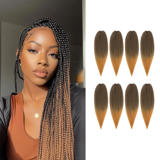 FBM-Braid Magic EcoLuxe Pre-Stretched Hair (1B/27)