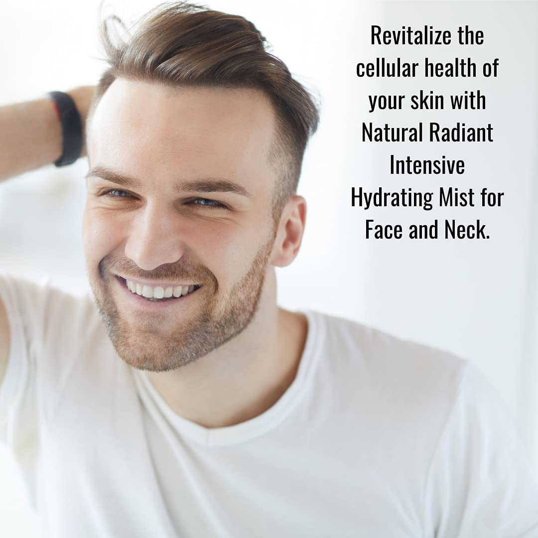 Natural Radiant Life Hydrating Facial Mist with Bamboo Water & Orange Essential Oil - Tones, Firms, Soothes, and Refreshes - 1.7 Fl Oz