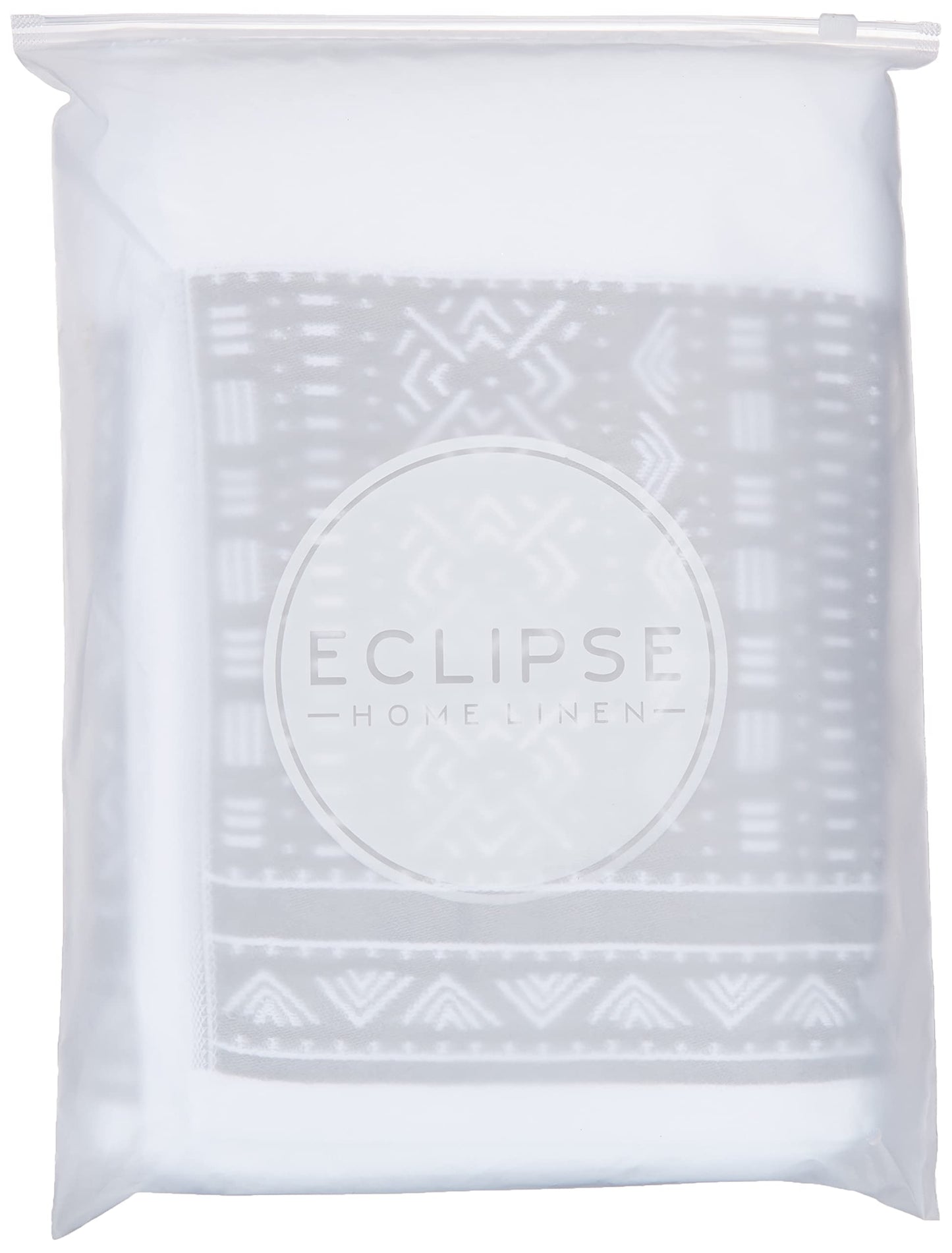 Eclipse Home OBI-Cool Gray Bathroom Towel Set - Pure Cotton Bath Towels - Soft, Fluffy Super Absorbent Cloths for Shower, Beach, Kitchen - African Mud Cloth Patterned - Set of 3 Bathroom Towels