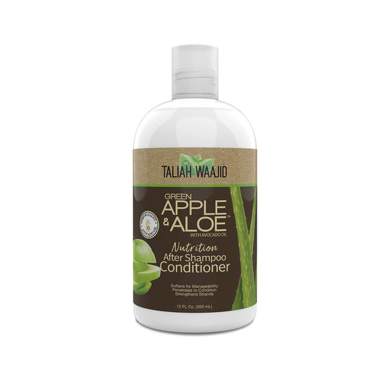 Taliah Waajid Green Apple and Aloe Nutrition After Shampoo Conditioner 12oz (V068)