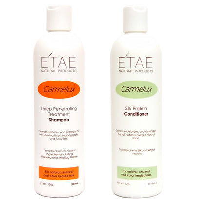 Etae Carmelux Shampoo 12oz and Conditioner 12oz Set by ETAE