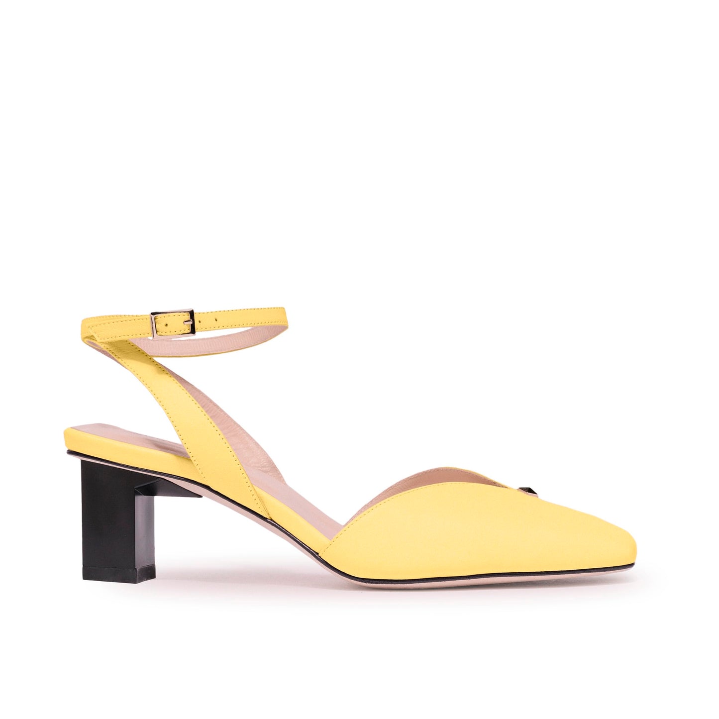 Tiannia Barnes Women's Hope Ankle Strap Pump, Yellow, 12