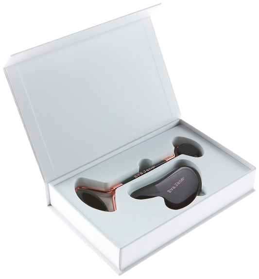 EVA JANE Roller & Massage Stone Set Gua Sha Facial Skin Care Anti-Aging Relaxation Tool for Face, Neck & Body (Black Obsidian)