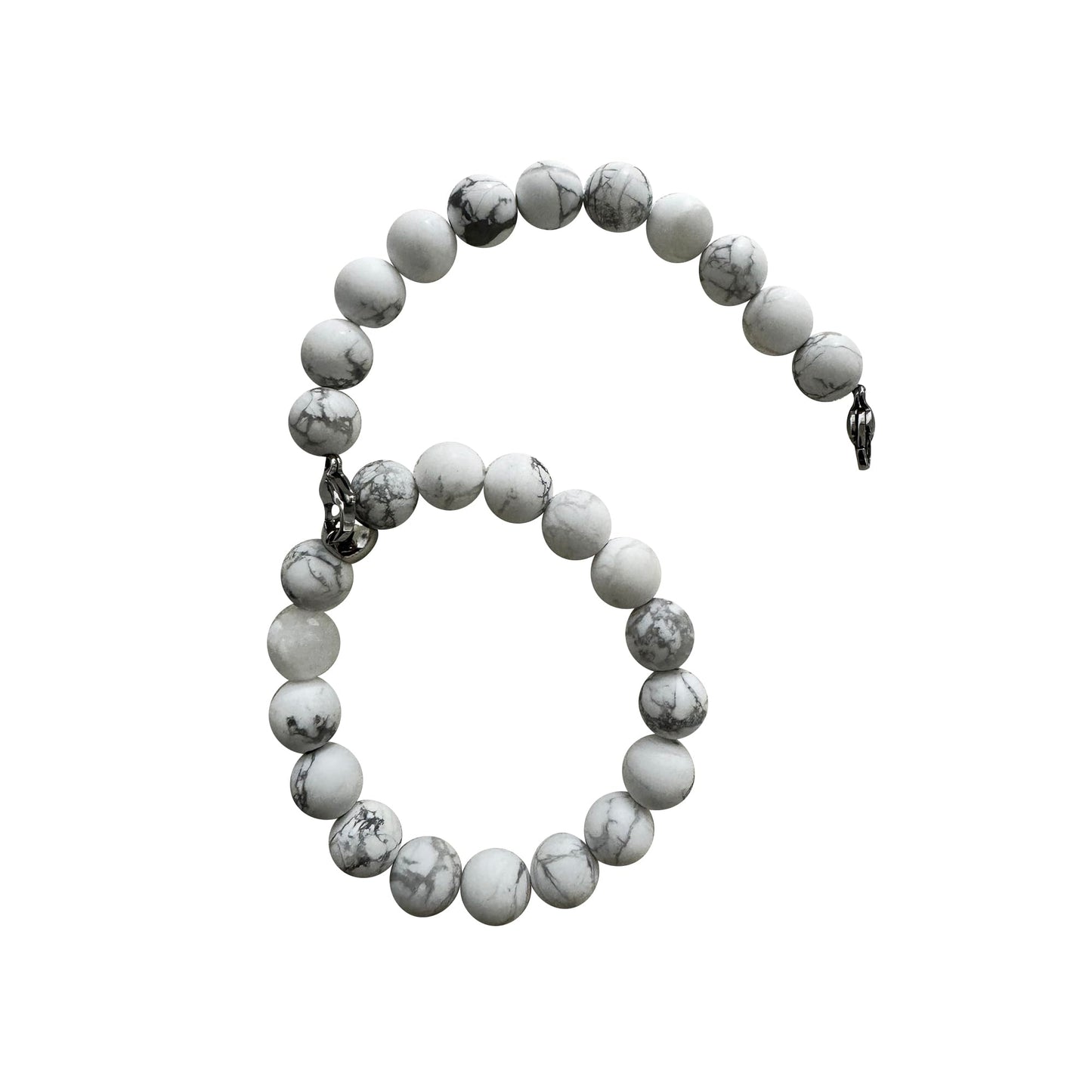 Locsanity Interlocking, Sisterlock, Dreadlock, Crochet Tool Bracelet Holder, Pink Beads (Grey/White)