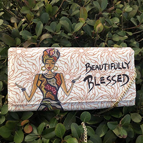 Shades of Color Clutch Purse, Multicolor