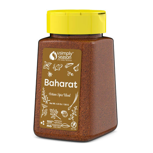 USimplySeason Baharat Spice Blend (4.8oz) - Middle Eastern All-Purpose Seasoning for Meats, Vegetables & More - Made in USA