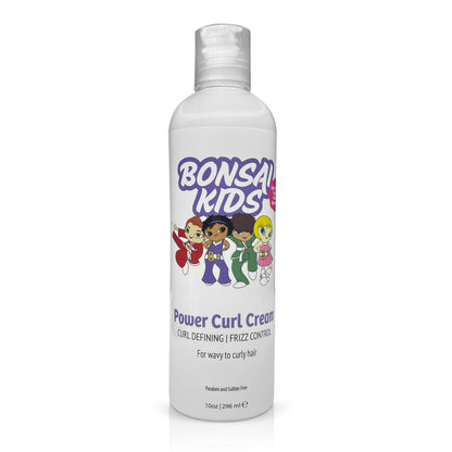 Kids & Toddlers Curl Cream 10 oz for Girls, Boys, Toddlers, Biracial Hair - Curl Enhancing Frizz Control - Moisturizing Cream, Thin To Thick Wavy and Curly Hair -