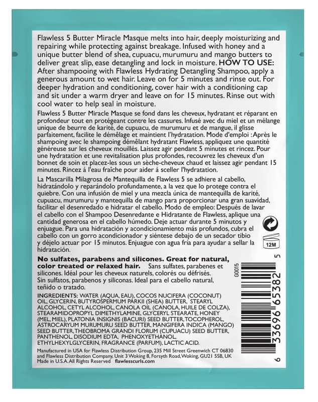 Flawless by Gabrielle Union - 5 Butter Miracle Mask Packette 1 oz Foil