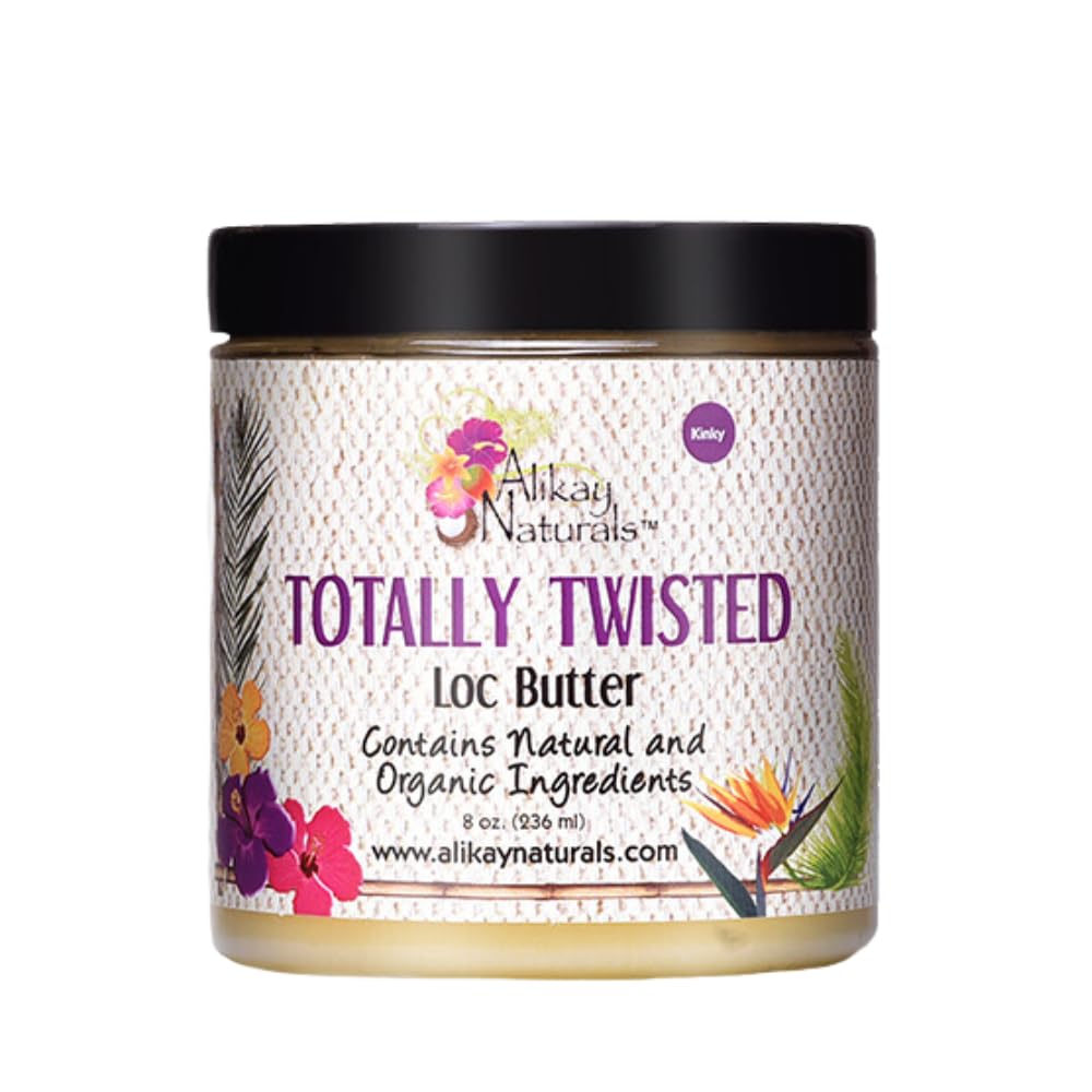 Alikay Naturals Twisted Loc Butter Natural Cocoa Butter, Vitamin E & G ...