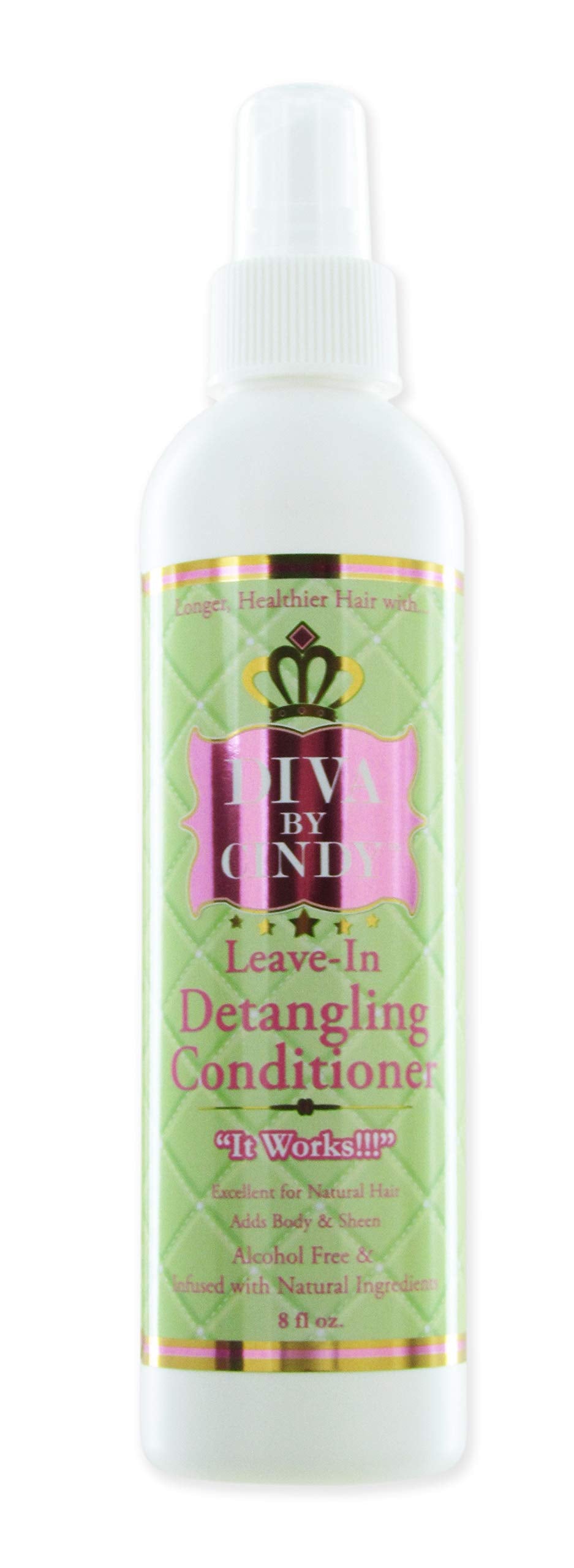 DIVA BY CINDY Leave-in Detangling Conditioner - Detangles Dry, Tangled Hair and stops hair shedding and breakage