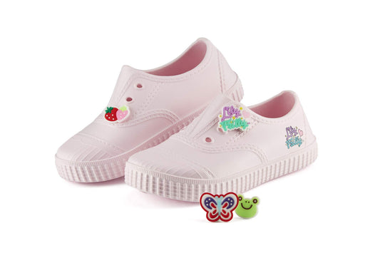 Lily Frilly Rubber Kovers Light Pink