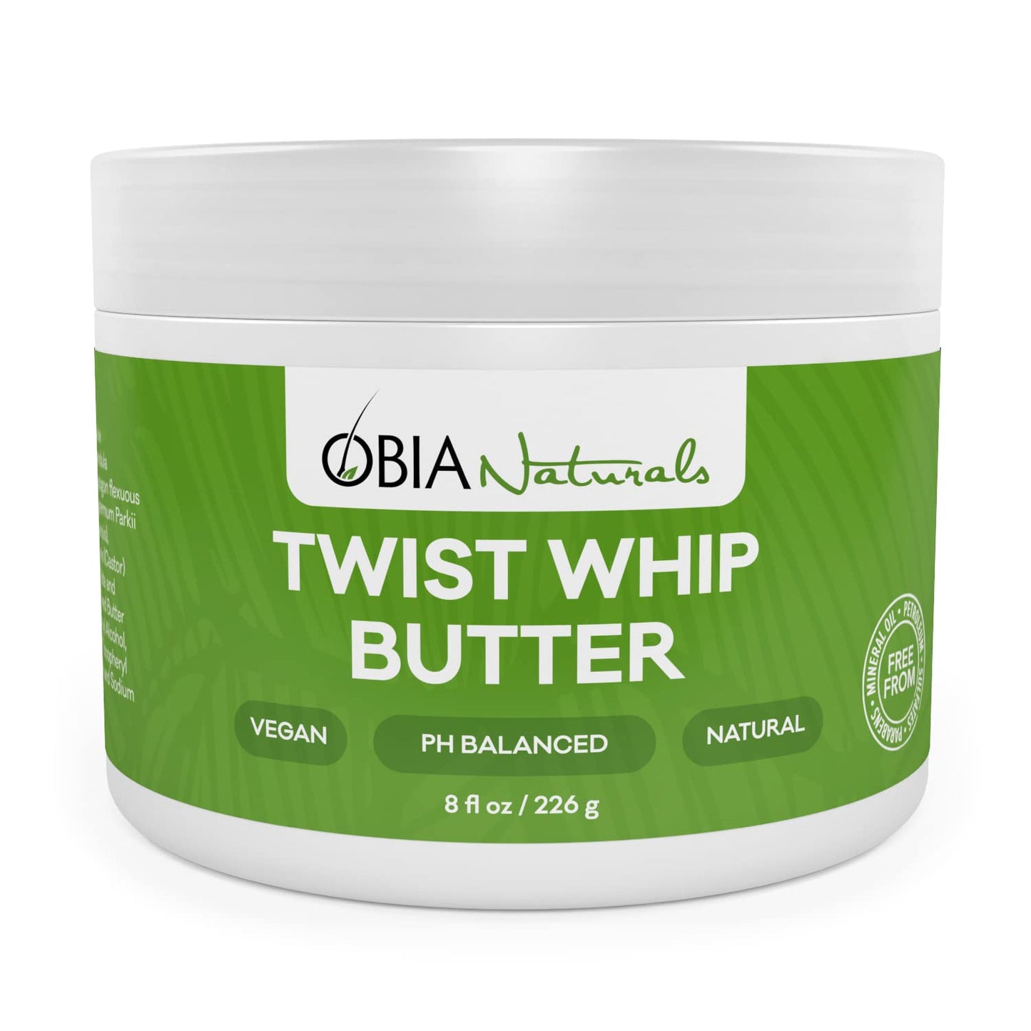 OBIA Naturals - Twist Whip Butter Hair Moisturizer, Leave-In Conditioning Styler, 8oz