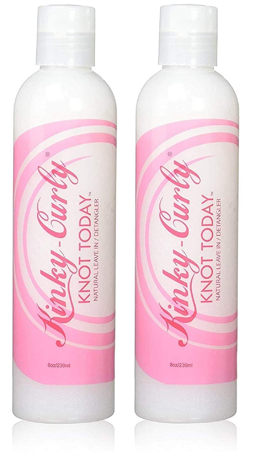 Kinky-Curly Knot Today Leave In Conditioner/Detangler - (2 Pack of 8 oz)