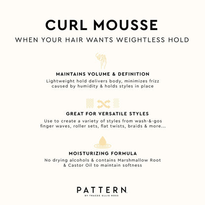 PATTERN Beauty by Tracee Ellis Ross Curl Mousse 8 oz / 236.6 mL