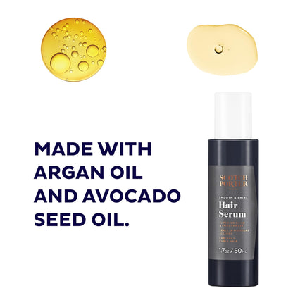 Scotch Porter Curls & Waves Hair Oil for Men | Seals in Moisture, Detangles & Prevents Frizz | Free of Parabens, Sulfates & Silicones | Vegan | 1.7oz
