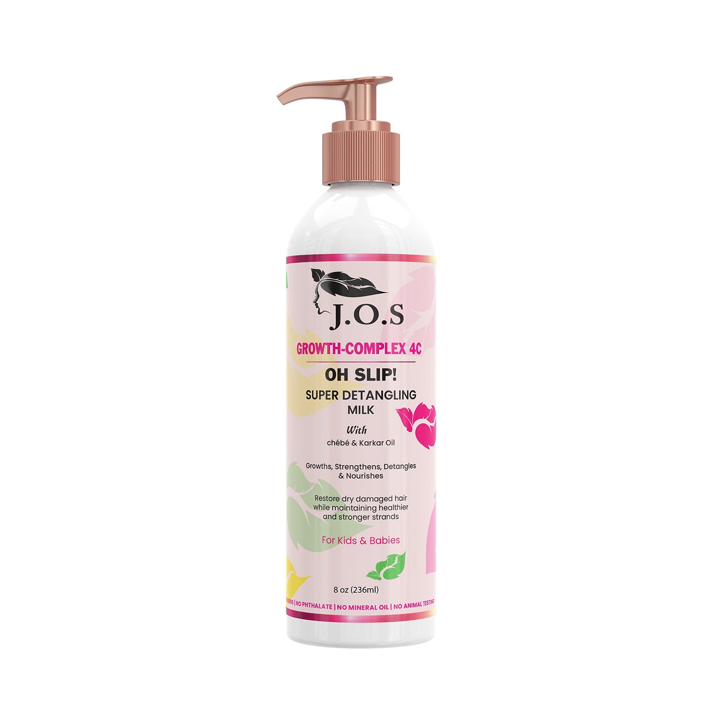 J'Organic Solutions Oh Slip! Super Detangling Milk (Formulated with chebe & Karkar Oil)