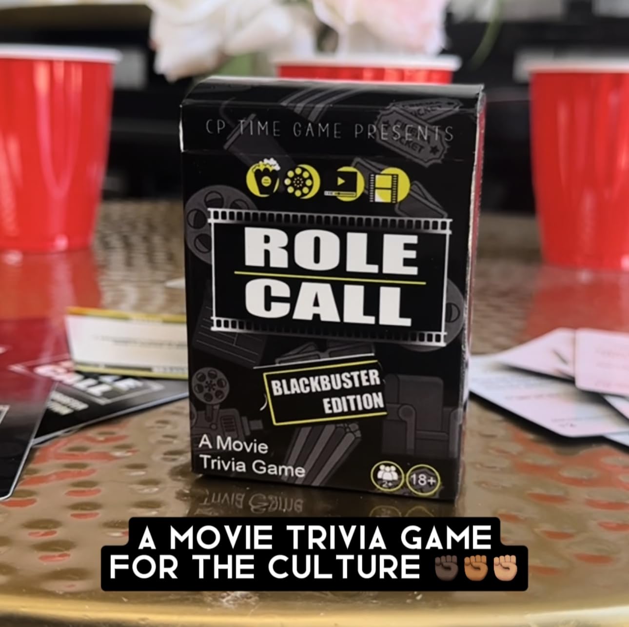 CP TIME Role Call: Blackbuster Edition - Movie Trivia Game for Adults, Black Culture Games, Family Fun, Great for Family Game Nights!