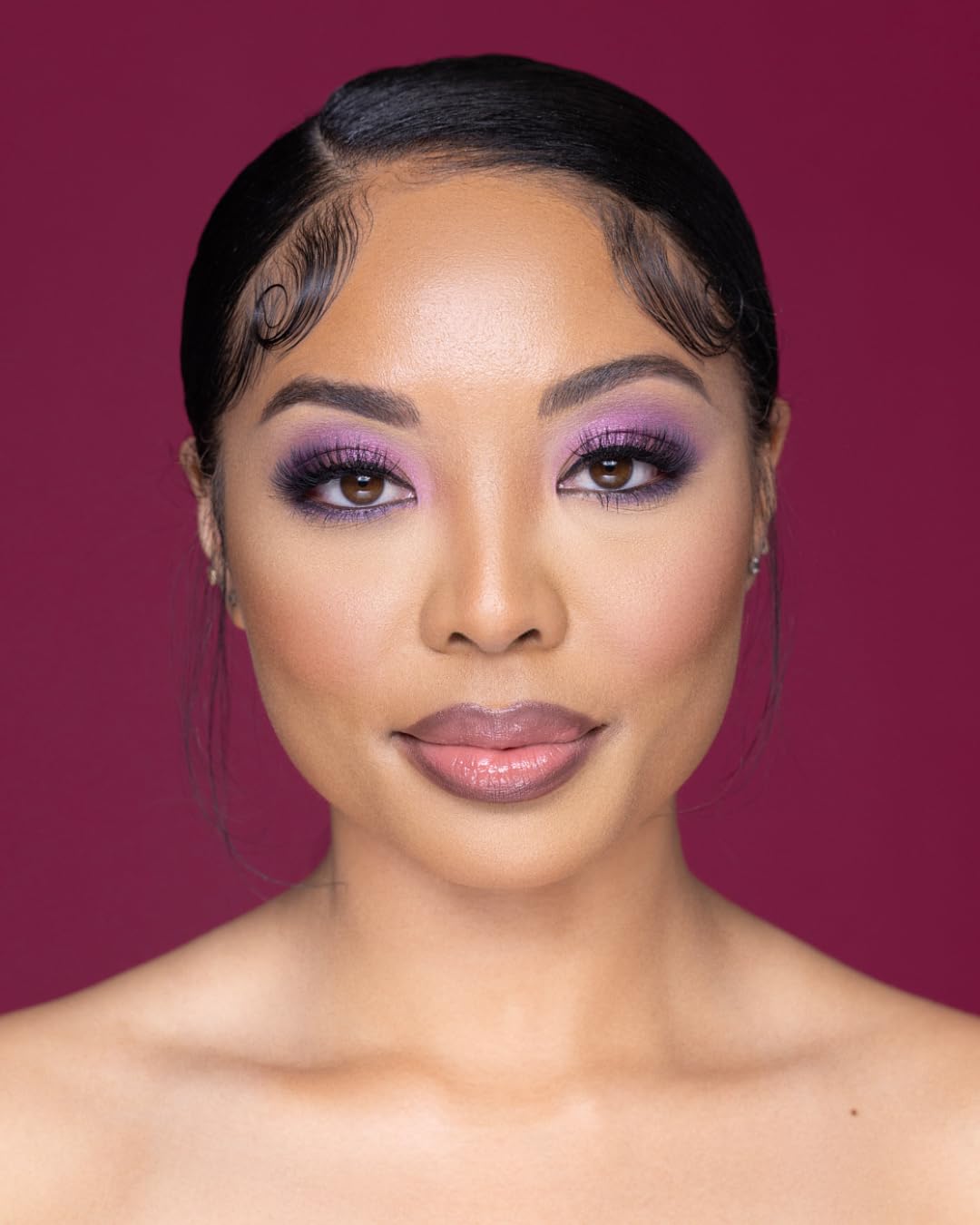 LUNA MAGIC Hermosa Faux Mink Lashes, Multipack, Voluminous 3-D Curl, Reusable, Wispy & Natural, Cruelty Free, 13MM, 4 Pairs