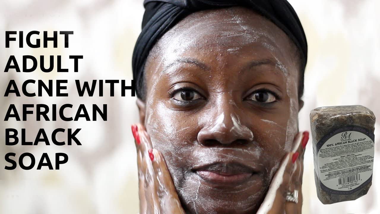 RA COSMETICS 100% Natural African Black Soap Bar 1lb