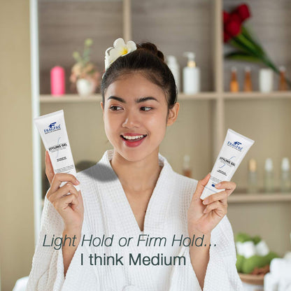 FRAGFRE Hair Styling Gel 8 oz (3-Pack Gift Set) Medium Hold - Fragrance Free Hypoallergenic - Irritation Free Styling Gel for Sensitive Skin - for Men Women Children - Gluten Free Vegan Cruelty Free