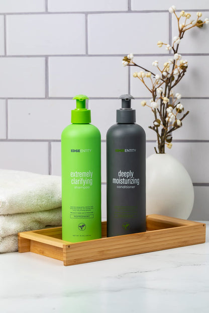 Edge Entity Peppermint & Aloe Vera Conditioner, Moisturizing & Conditioning Treatment, Hydrating Conditioner for Kinky, Curly, Coily, 4A-4C hair types, for Women- 8 oz